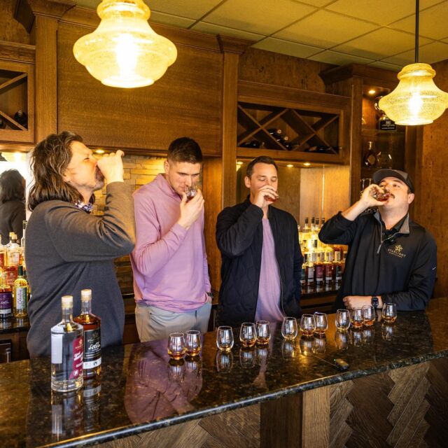 Last week we had the @hoosiersconnect crew and a few guest stars down at the distillery! Our partnership continues with Hoosiers Connect but this time…it’s a bourbon. 
Stay tuned! 🥃
.
.
.
.
#bourbon #whiskey #iu #hoosiersconnect #bourbonwhiskey