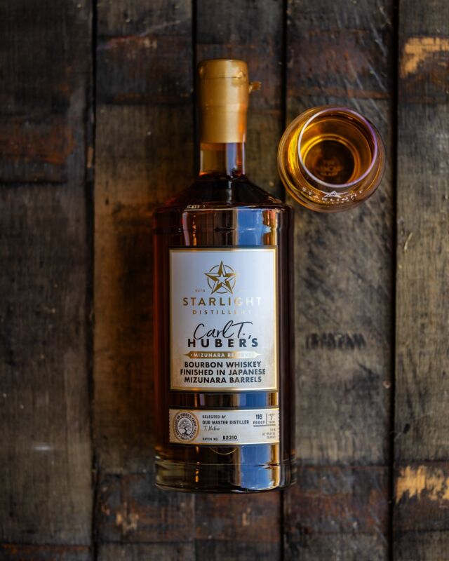 Our bourbon whiskey finished in Japanese Mizunara barrels is like a decadent dessert in a bottle. Aged for 7 years and 116 proof. Available now at our distillery 🥃
.
.
.
#bourbon #whiskey #bourbonwhiskey #mizunara