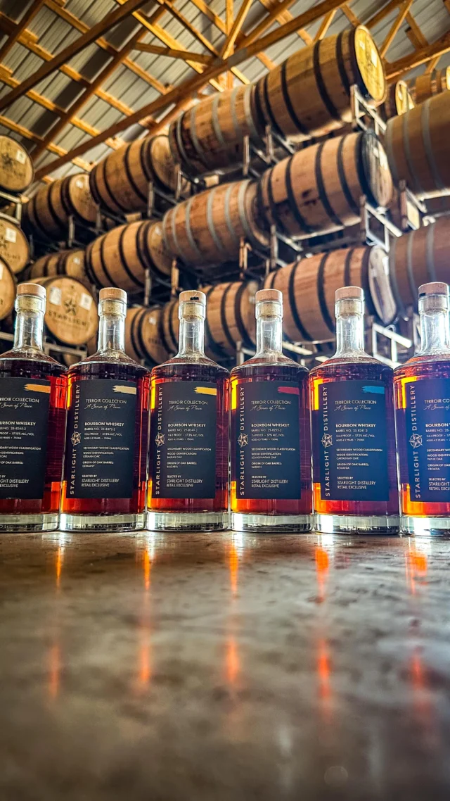 The Terrior Collection is available now 🥃
Our Terroir Collection takes you on a trip around the forests of Europe, featuring bourbon finished in Scandinavian, Papuk, Balkan, Iberian, Carpathian, and German oak. 
Experience how the environment, topography, soil and climate of each region impacts the flavor of the bourbon. 

Available at the distillery while supplies last 🥃

#starlightdistillery #bourbon #whiskey #terrior