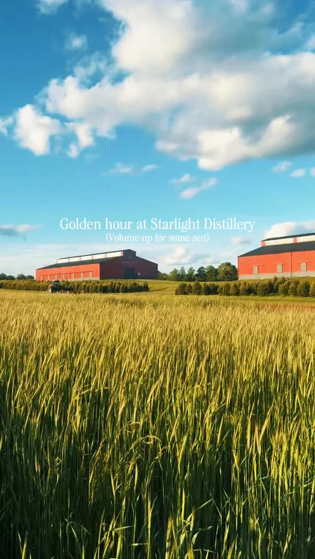 Sunsets hit different in Southern Indiana ☀️
Especially when they’re shining over a warehouse full of aging bourbon 🥃

#bourbon #whiskey #starlightdistillery
