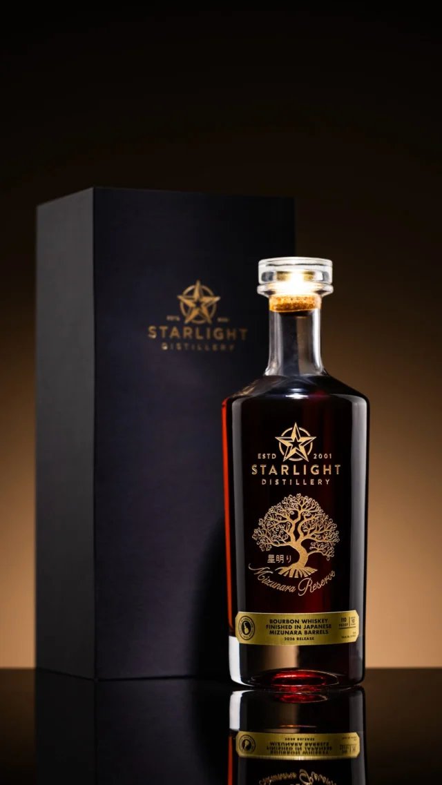 10 Year Mizunara Reserve lottery now open!

Crafted for those who appreciate patience, rarity, and the enduring pursuit of exceptional American spirits.

Limited to just 250 individual bottles, Batch 1 of Starlight Distillery’s 10 Year Mizunara Reserve Bourbon marks the inaugural release of this new ultra-premium collection—an extraordinary expression that honors ten years of patient maturation, generations of craftsmanship, and the timeless artistry of one of the world’s most coveted oak species.

Click the link in our bio to enter the lottery for a chance to purchase this limited edition Mizunara Reserve 🥃

*If you enter the lottery, the bottles won all have to be shipped. 

We will have 50 bottles for sale here at the Distillery on a first come, first served basis, starting Saturday, Sept. 12 at 10am.