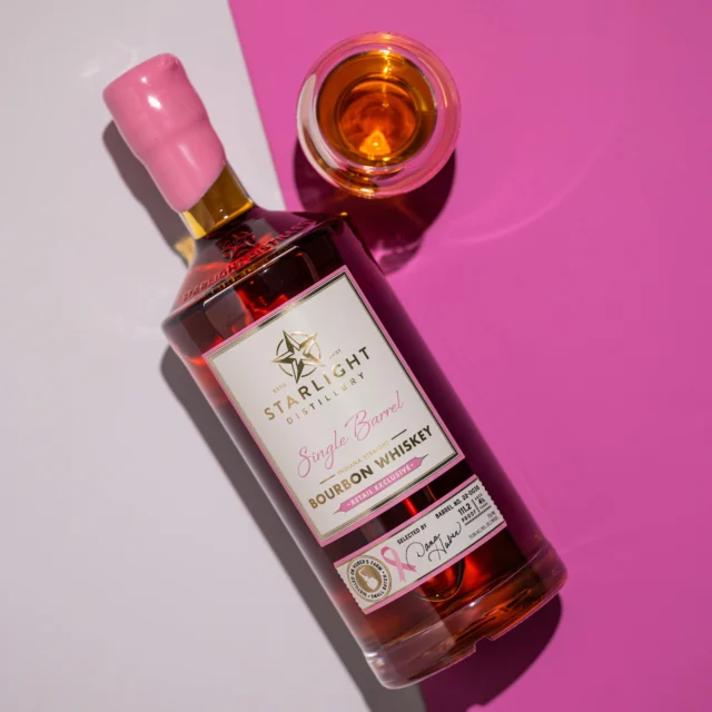 This year’s Pink Bottles are available now at the distillery! 💕

We have two special offerings:
🥃 Pink Bottle Single Barrel
🥃 Pink Bottle Bottled-in-Bond Small Batch

A portion of every bottle sold benefits the Norton Cancer Institute Pat Harrison Resource Center, helping support those affected by cancer.

If you can’t make it to the distillery, the Bottled-in-Bond small batch is available on @drinkseelbachs for PRE-ORDER now 🥃

#starlightdistillery #breastcancerawarness