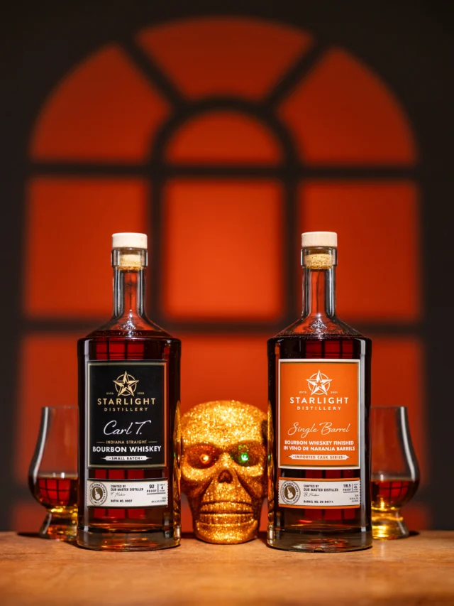 Halloween is TOMORROW! 🎃 Survive the costumes and the candy chaos with a little Starlight bourbon waiting at home 🥃